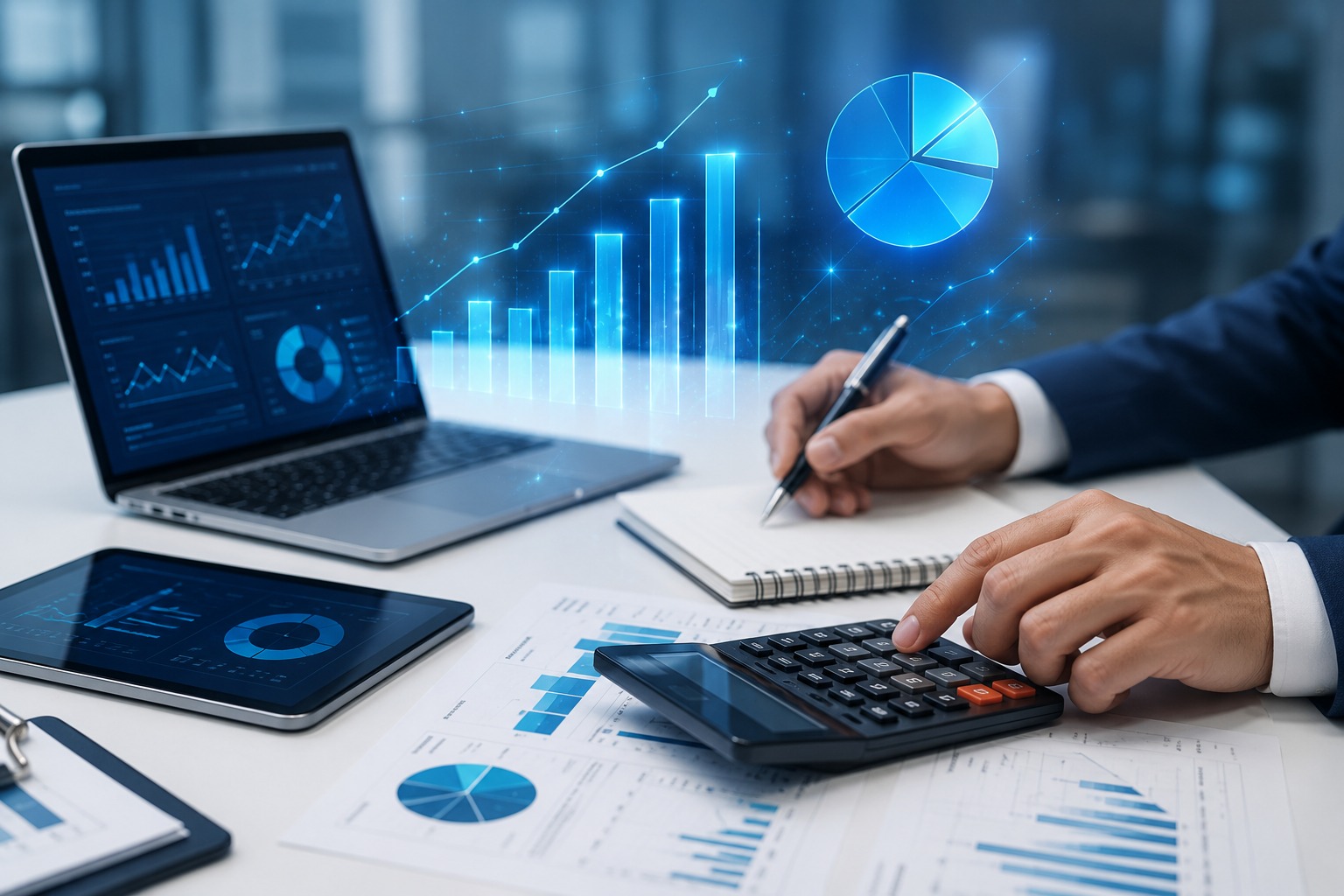 Financial reports and transaction tracking